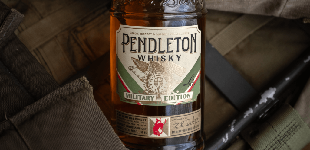 Pendleton® Whisky 2023 Military Edition Bottle