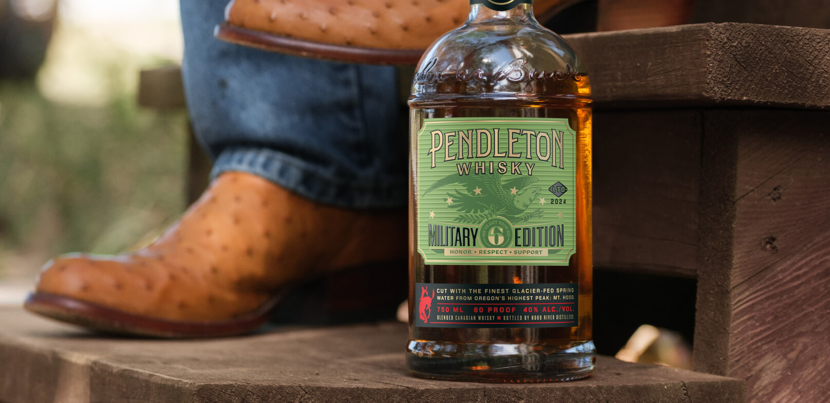 Pendleton Whisky Military Edition Bottle