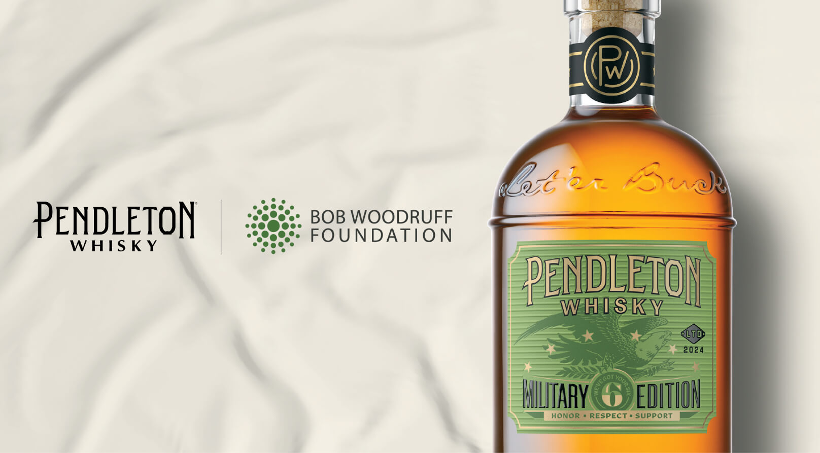Pendleton Whisky is proud to support the Bob Woodruff Foundation